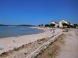 Beach on eastern end