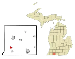Location of Constantine, Michigan