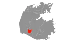 Location of St. Philip's