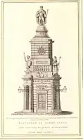 Design for the Kings Cross monument to King George IV