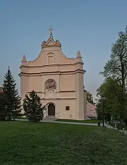 General view of the church