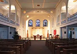 St Peter's Church, Walworth, where Ford completed restoration work in 1953