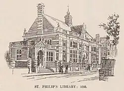 St Philip's Library, 1908