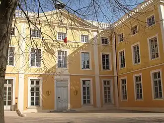 The town hall in Saint-Symphorien-d'Ozon