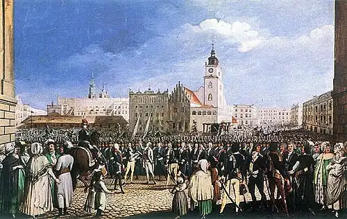 Kościuszko's Oath at the Market Square