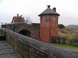 The Bratch Upper Bridge and toll house at the Bratch Locks.