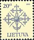 2002 postage stamp, commemorating the Lithuanian Cross-crafting and its symbolism