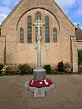 Stanton Hill War Memorial, in front of All Saints' Church