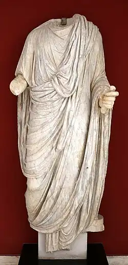 Image 80Togate statue in the Museo Archeologico Nazionale d'Abruzzo (from Roman Empire)