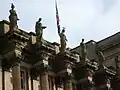 Statues on the British Linen Bank building