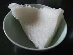 A cooked rice cake