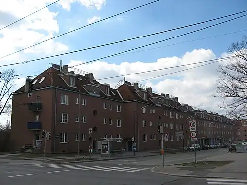A Per-Albin-Hansson-Siedlung house built in the 1940s