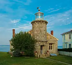 A photograph of the Stonington Harbor Light