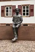 A statue of Albert Schweitzer in Strasbourg