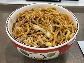 Yakisoba with beef