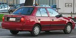 Rear view of second gen Suzuki Cultus sold as Suzuki Margalla