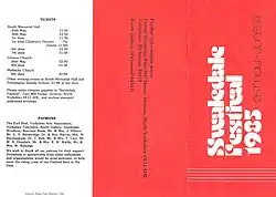 Swaledale Festival programme, 1985 (supplied by Susanna Pell, who performed with the Yorkshire Baroque Soloists)