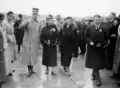 King Gustaf V at Bromma's inauguration in 1936