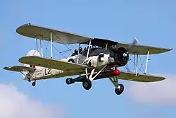 Mk.II Fairey Swordfish LS326 flying at Duxford Flying Legends in 2012