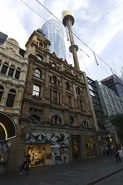 Sydney Tower from Pitt Street