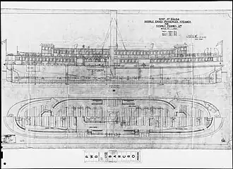 General arrangement plans for Koompartoo and sister, Kuttabul