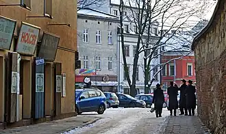 Haredi Jews in the Szeroka Street