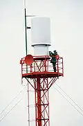 TACAN antenna at Shemya, Alaska