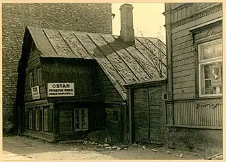 Wooden houses of Maakri in 1938