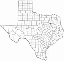 Location of Gun Barrel City, Texas