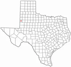 Location of Plains, Texas
