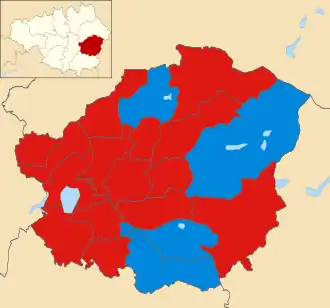 2022 results map