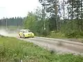 Suzuki Swift S1600 at the 2007 Rally Finland.
