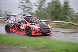 Dave Wallingford and co-driver Leanne Junnila claimed the Targa 2 title in their 2017 Ford Fiesta in 2023.