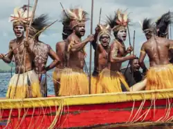 Awaijale Rilejale dance, a traditional dance from West Papua