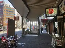 Entrance No. 3 in December 2019