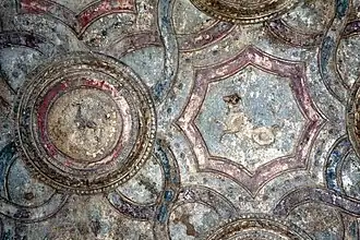 ceiling stucco, men's apodyterium