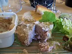 Wild boar terrine