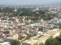 Aerial view of Mae Sot