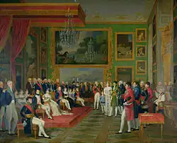 Augusta's marriage to Eugène de Beauharnais, by François Guillaume Menageot