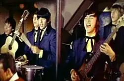 The Beau Brummels in Village of the Giants (1965). From left: Ron Elliott, Declan Mulligan, Sal Valentino, Ron Meagher, John Petersen.