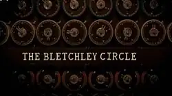 Series title in front of a Bombe electromechanical device