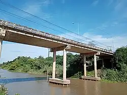 The Bridge over Pa Sak River in Kaeng Khoi