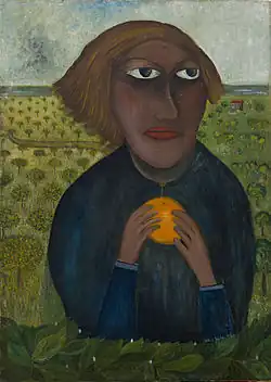 "The Promised Land" self-portrait by Lette Valeska, date unknown.