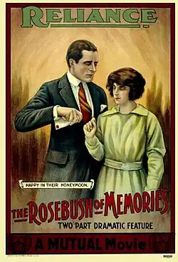 Poster for The Rose Bush of Memories (1914)