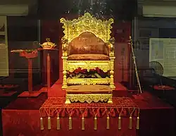 Throne of Kandyan Sinhalese Monarchs.
