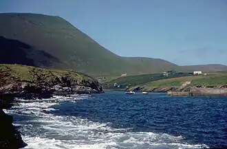 Da Voe, the harbour of Foula