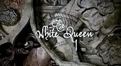 Series titles over a background of carved roses