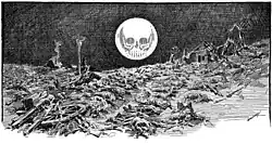 "The Harvest Moon" (1914), depicting dead soldiers strewn across a barren landscape