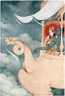 Image 8A Tagore illustration of a Hindu myth (from Children's literature)