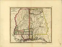 The state of Mississippi and Alabama territory (1810)